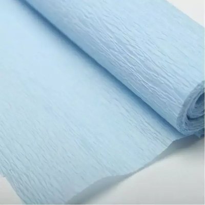 Гофрированная бумага голубая 50см х 250см 04122 фото
